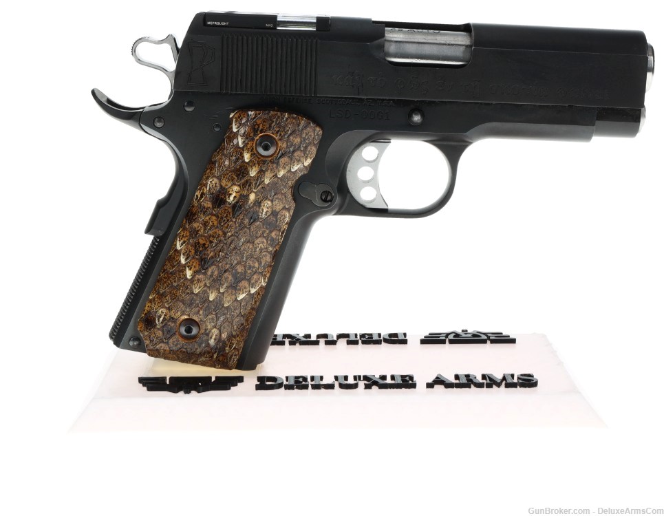 NEW "The Light Shining in Darkness" 1-of-25 Compact 1911 45 ACP Rare Pistol-img-3
