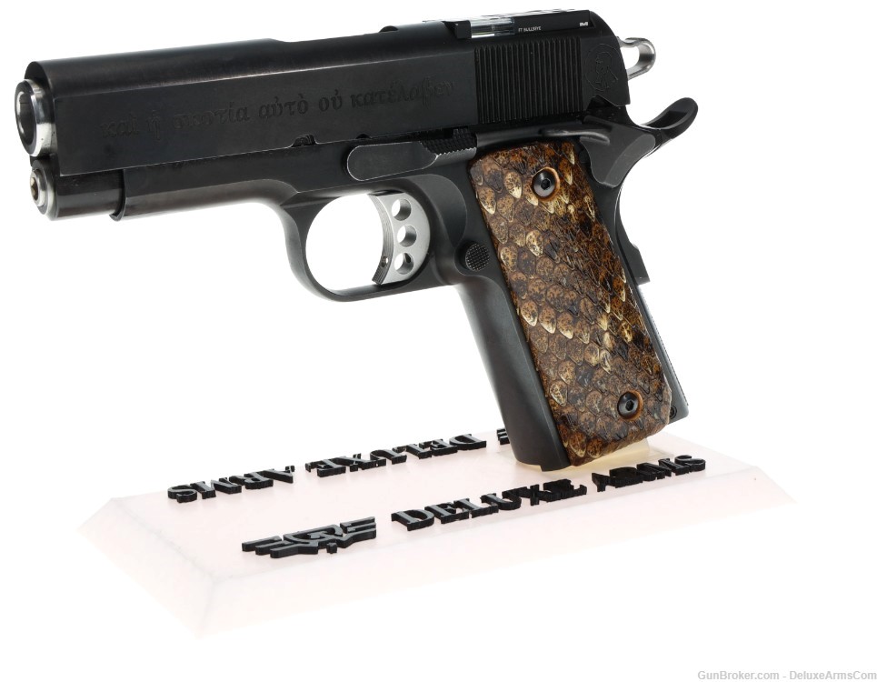 NEW "The Light Shining in Darkness" 1-of-25 Compact 1911 45 ACP Rare Pistol-img-8