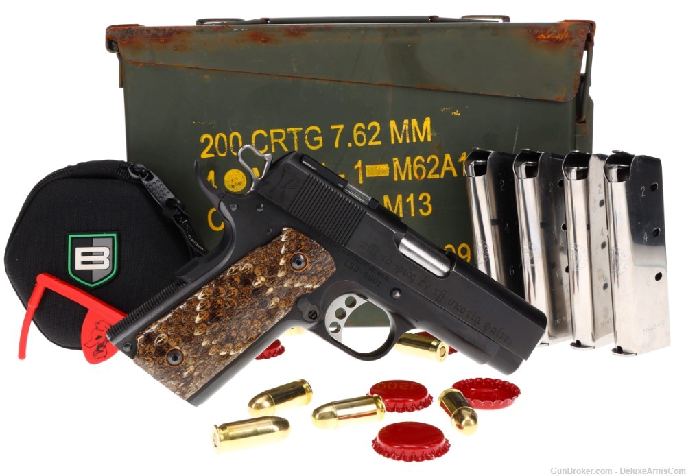NEW "The Light Shining in Darkness" 1-of-25 Compact 1911 45 ACP Rare Pistol-img-1