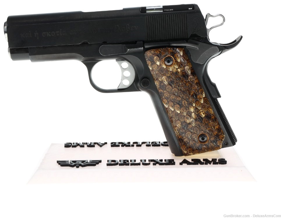 NEW "The Light Shining in Darkness" 1-of-25 Compact 1911 45 ACP Rare Pistol-img-9