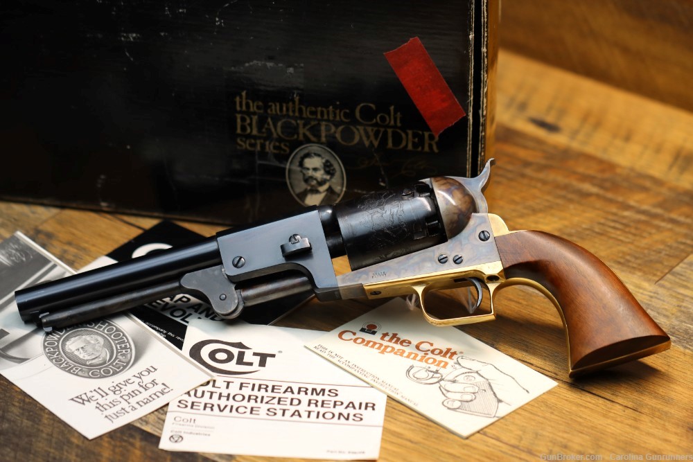 Colt 2nd Model Dragoon Blackpowder .44 BP Percussion Revolver 8"-img-0
