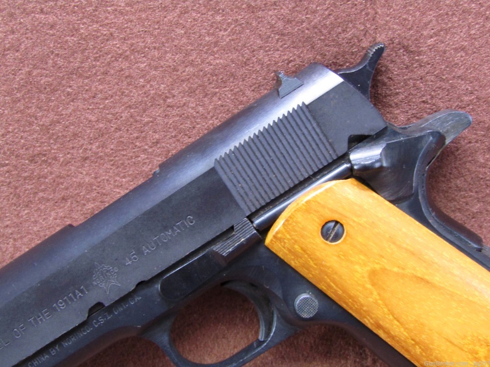 Norinco 1911 A1 45 ACP Semi Auto Pistol Thumb Safety 2x 7 RD Mags-img-11