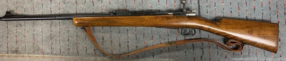 Oviedo 1898 Spanish Mauser 7mm Sport conversion with added dove tail sight-img-0