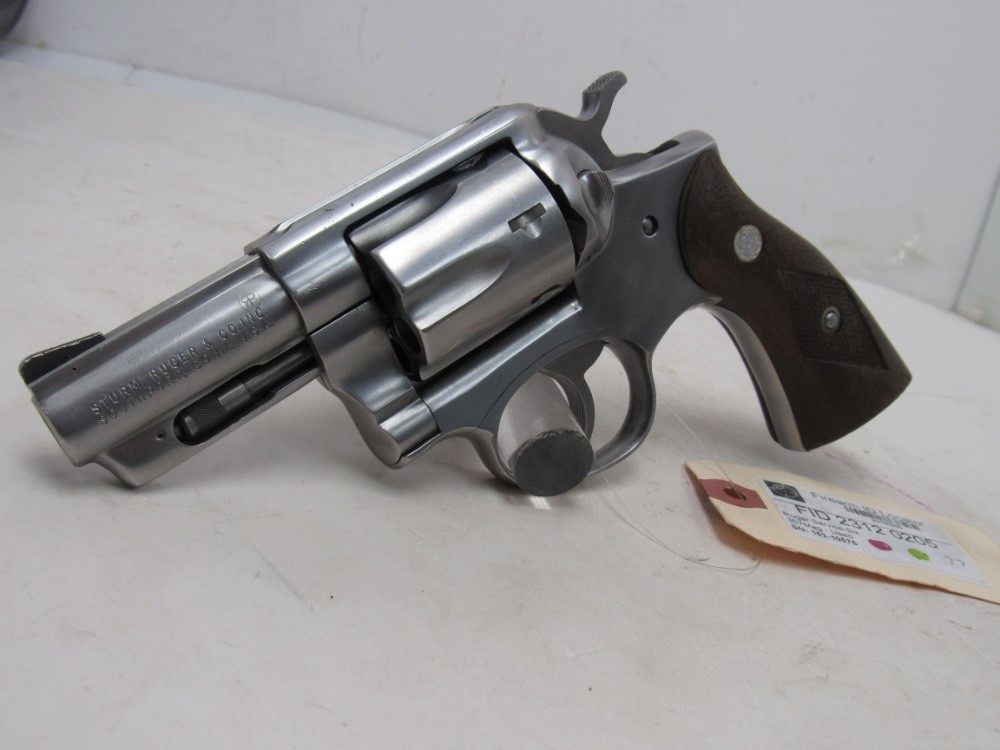 Ruger Police Service Six Stainless 357 mag 1977 w/2.75”Brl No Reserve-img-0