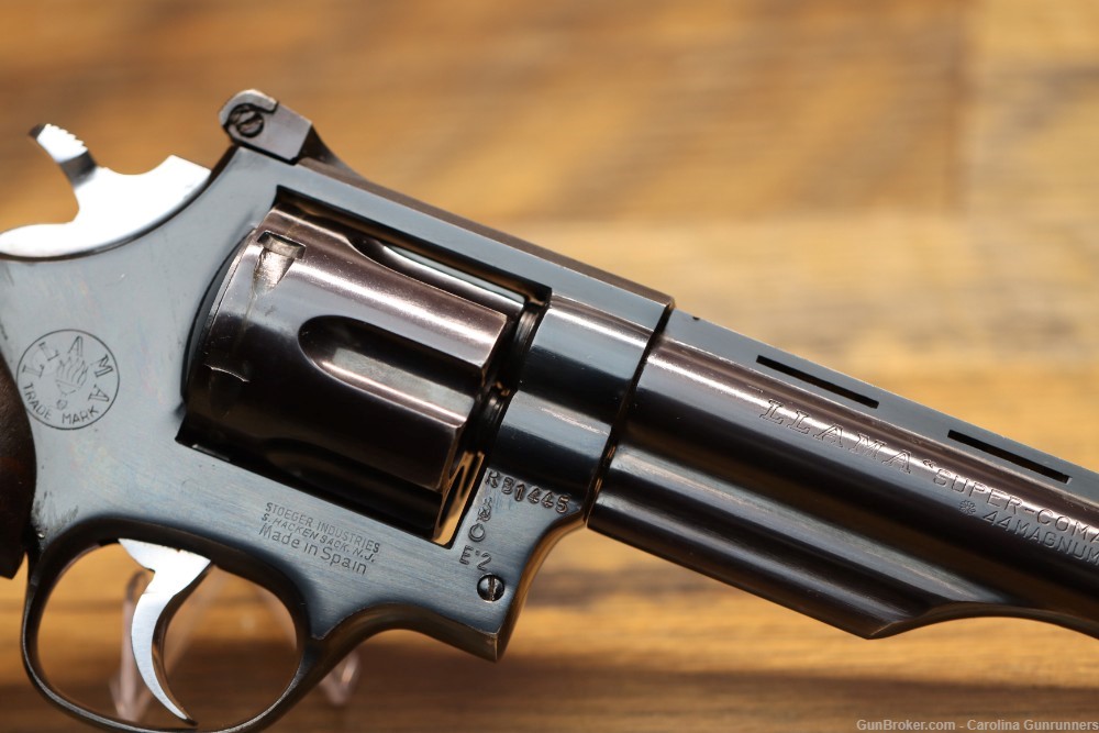 VINTAGE Llama Super Comanche Revolver .44 Magnum 6" Blued -img-2