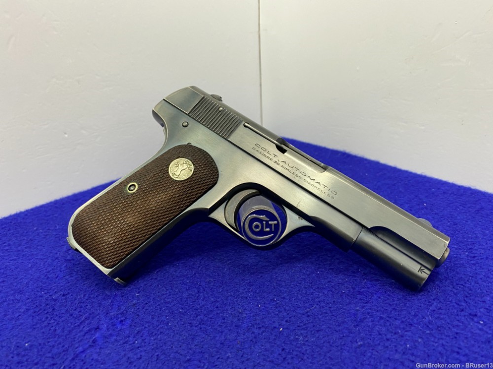 1935 Colt 1903 .32 ACP Blue 3 3/4" *CLASSIC POCKET HAMMERLESS TYPE IV*-img-13