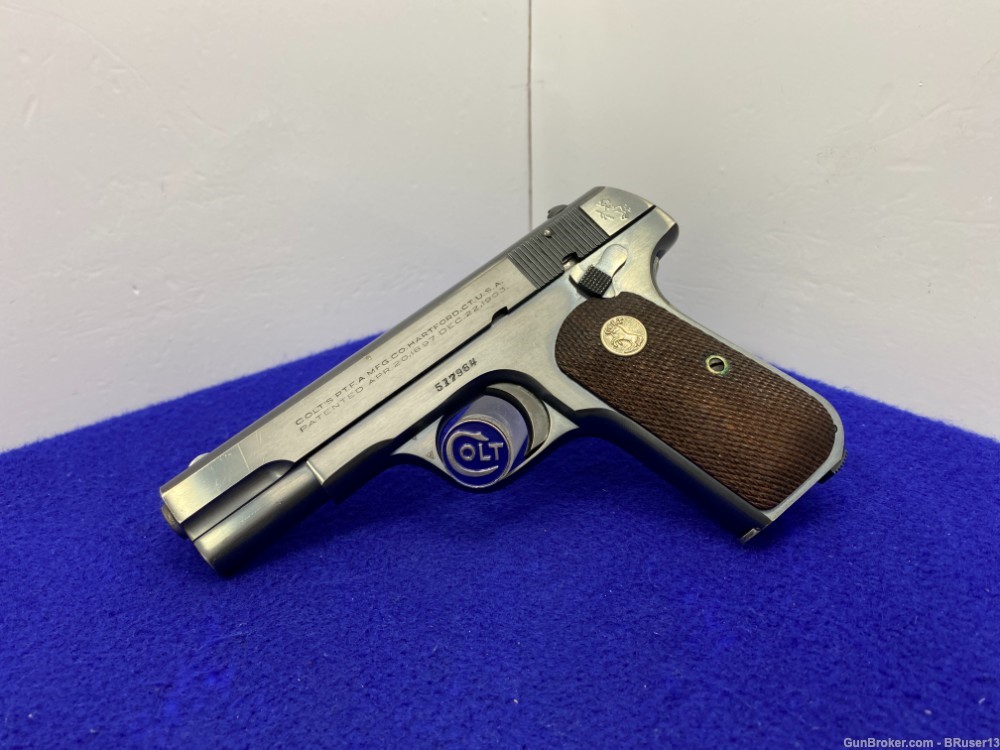 1935 Colt 1903 .32 ACP Blue 3 3/4" *CLASSIC POCKET HAMMERLESS TYPE IV*-img-4