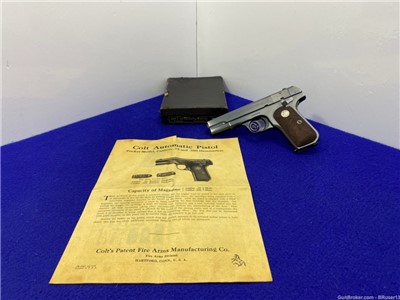1935 Colt 1903 .32 ACP Blue 3 3/4" *CLASSIC POCKET HAMMERLESS TYPE IV*