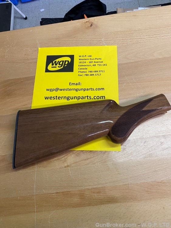 Browning parts, Auto 5, A-5 .12ga 2 3/4" buttstock, stock NOS walnut-img-1