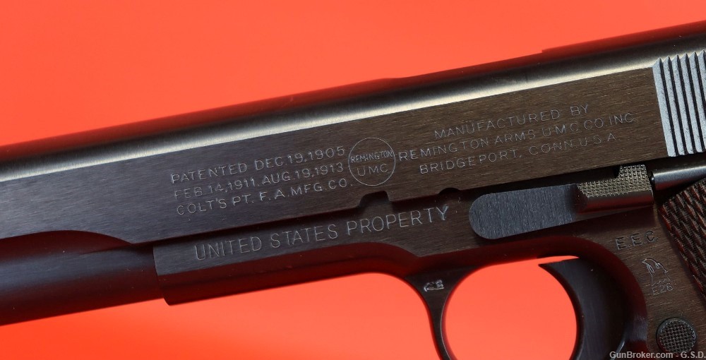 *Remington UMC Turnbull 1911 .45ACP "1 of 1000"- MINT IN CASE!-img-5