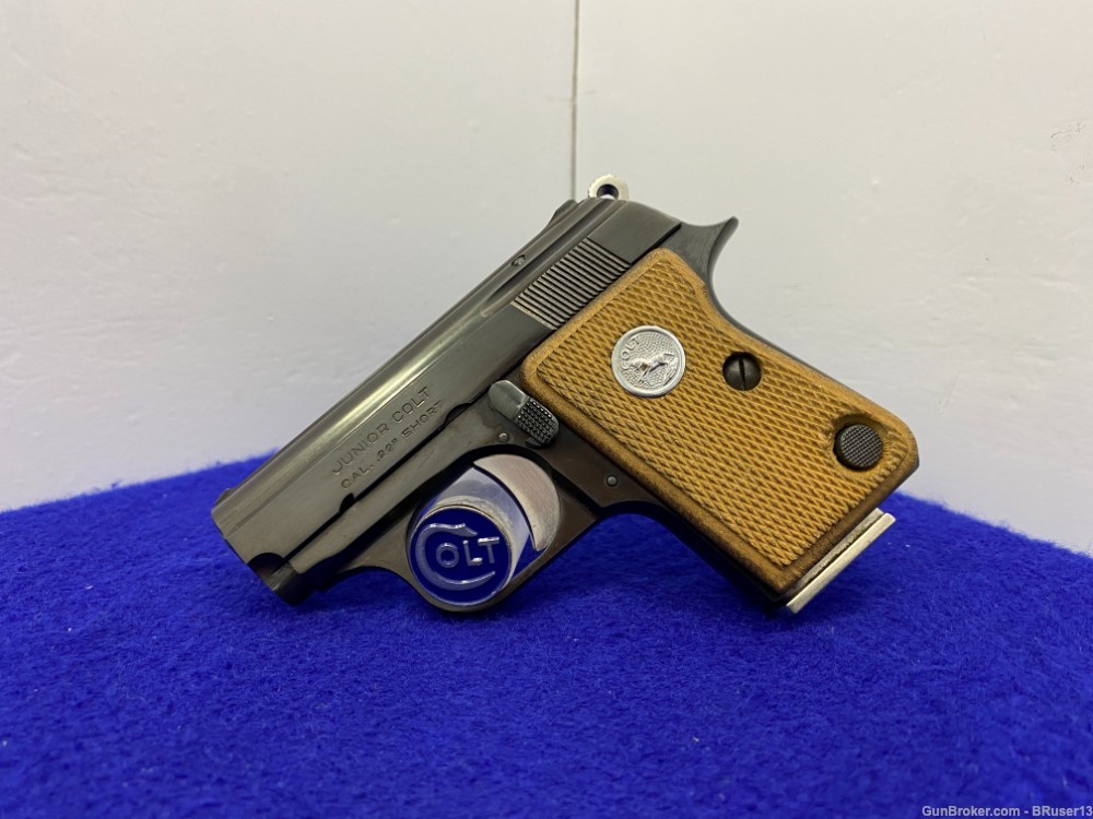 1964 Colt Junior .22 Short Blue 2 1/4" *COLLECTIBLE COLT POCKET MODEL*     -img-3