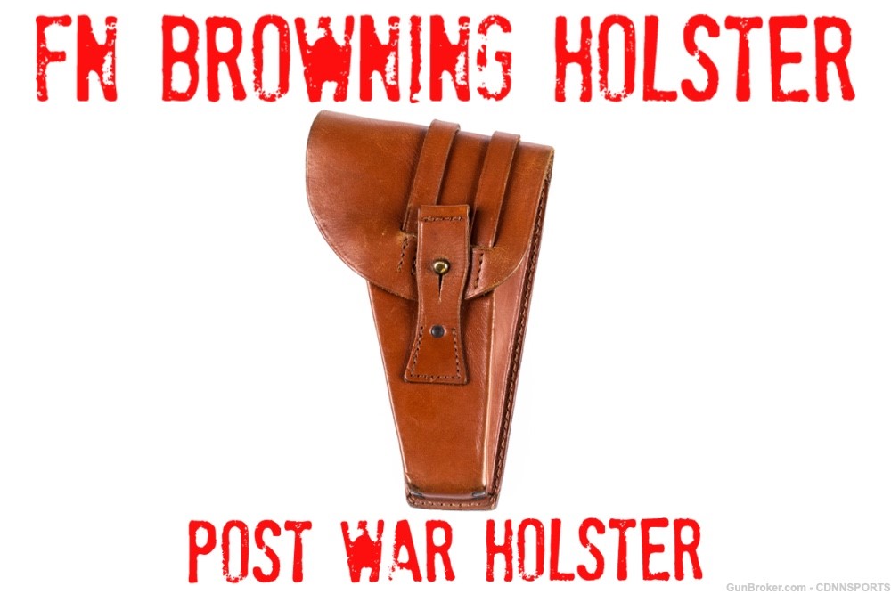 FN Browning AUSTRIAN POLICE Hi-Power Holster MARKED "LGK NO"-img-0