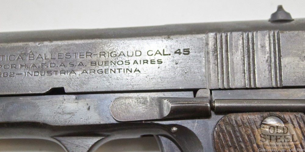 Argentine Ballester Rigaud Molina 45 ACP 1911 Lookalike MFG C. 1938 C&R-img-19