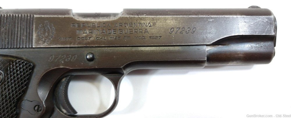 Sistema Colt Model 1927 Argentinian NAVY Made .45ACP C&R-img-13