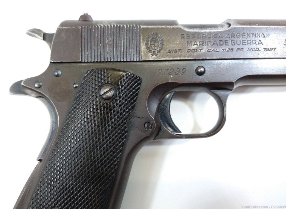 Sistema Colt Model 1927 Argentinian NAVY Made .45ACP C&R-img-11