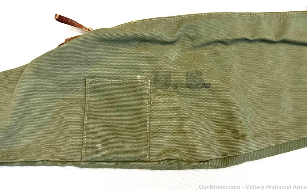 M-1 Carbine canvas carrying case, WW2 Original, 1944 dated-img-1