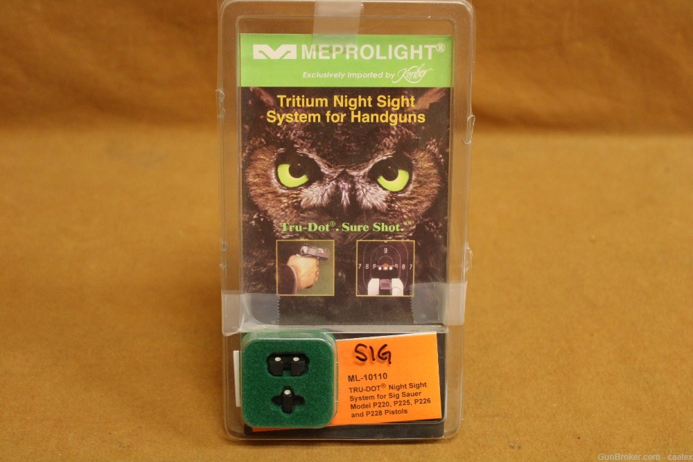 Meprolight Tritium Tru-Dot Night Sight for Sig Sauer P220, P225, P226, P228-img-0