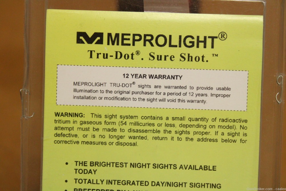 Meprolight Tritium Tru-Dot Night Sight for Sig Sauer P220, P225, P226, P228-img-2