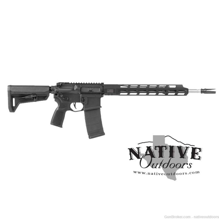 Sig Sauer M400 TREAD 2.0 5.56 NATO 16in Stainless Barrel 30+1 - Black-img-0