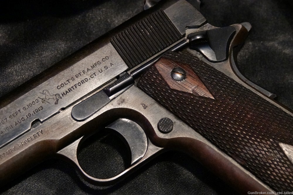 1918 WWI Colt 1911 Army Pistol Rig 45 ACP *All Original*-img-2