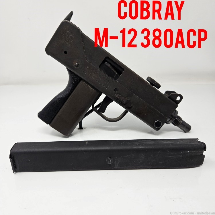 Rare Cobray m-12 380acp semi auto -img-0