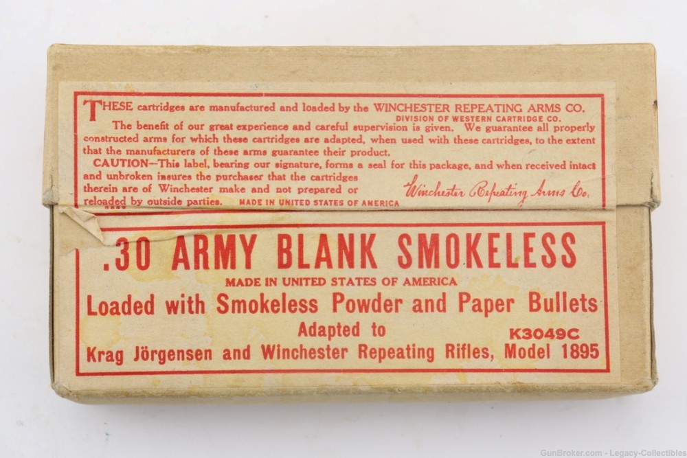 40 Rounds Of 30-40 Krag Ammo With 20 Blanks Vintage Post WW1-img-7