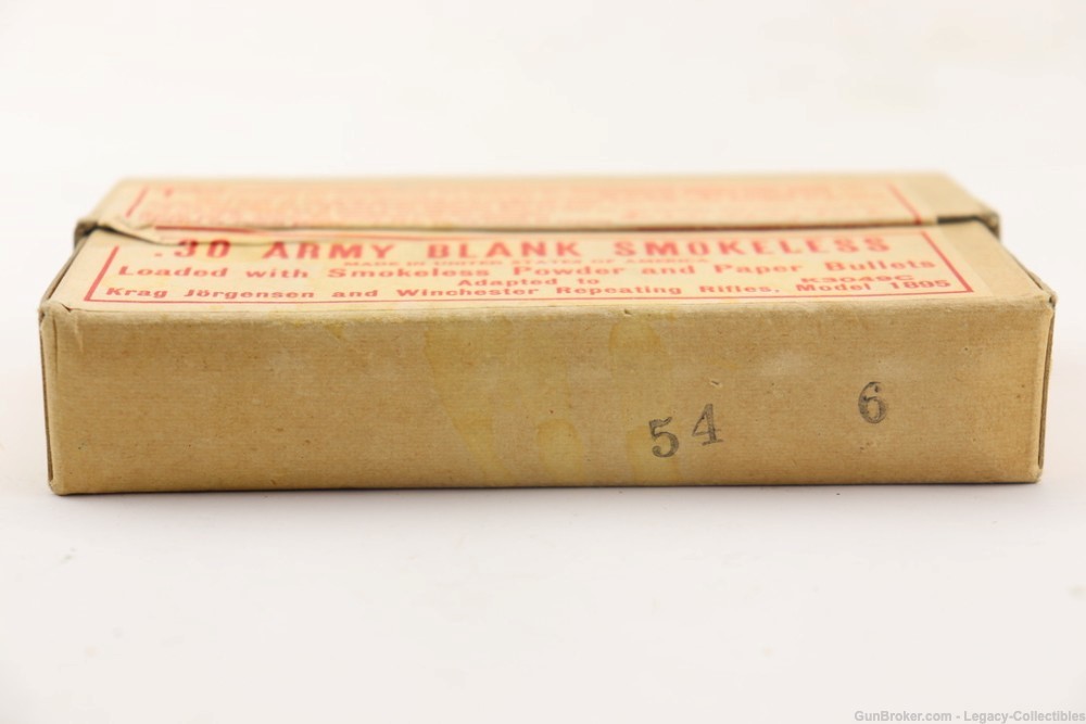40 Rounds Of 30-40 Krag Ammo With 20 Blanks Vintage Post WW1-img-8