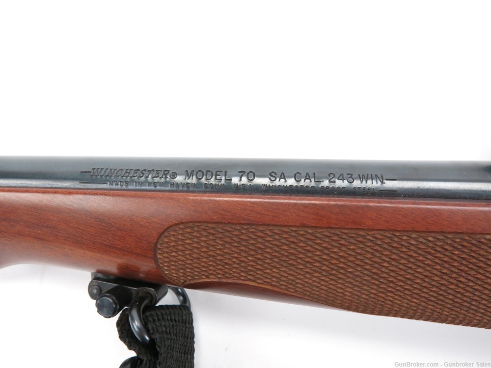 Winchester Model 70 SA Featherweight 22" .243 Bolt-Action Rifle w/ Scope-img-4