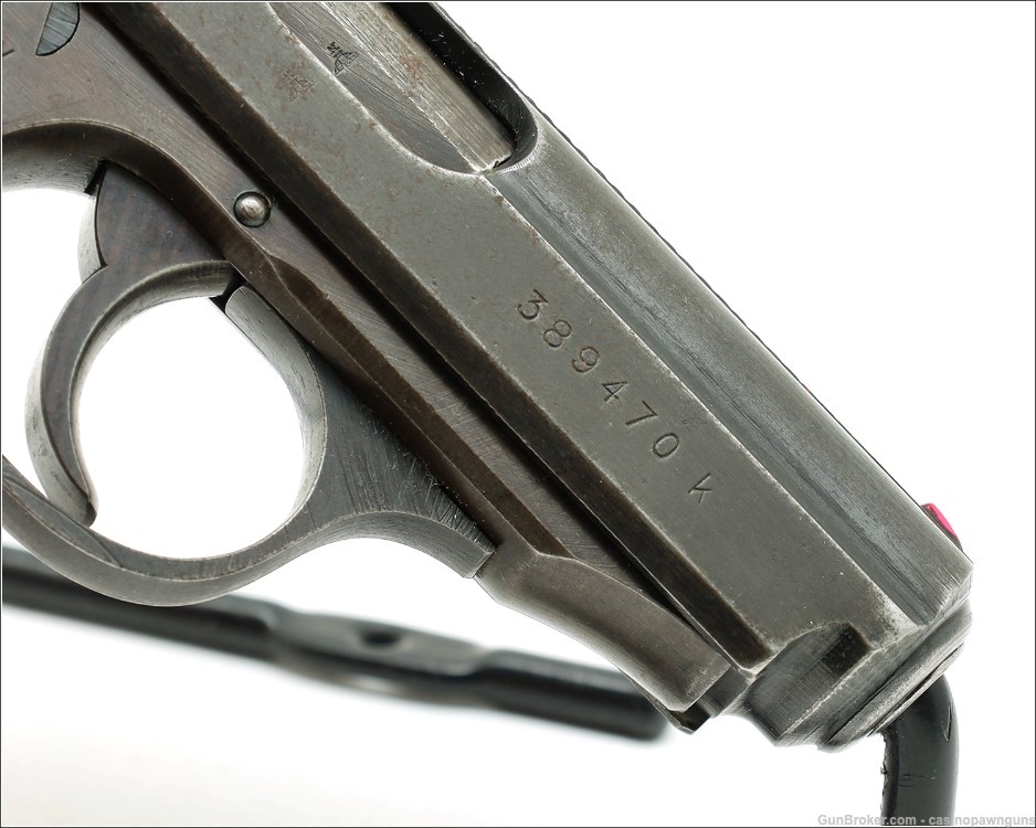 RARE - WWII WALTHER PPK PISTOL - K SUFFIX 1942 PRODUCTION - 7.65mm --img-6