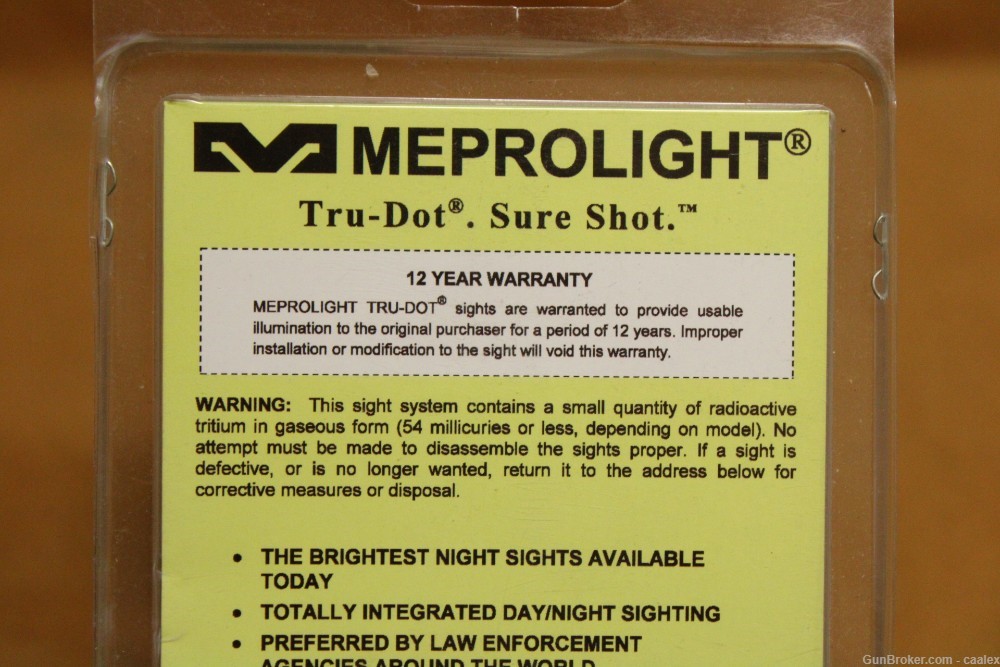 Meprolight Tritium Tru-Dot Night Sight for Sig Sauer P229 P220 P226-img-2
