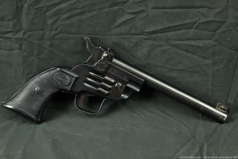 Mendoza “Buntline Style” Model K-62-10 .22 LR Single Shot Pistol C&R-img-3