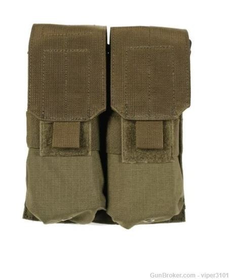 Blackhawk STRIKE M4/M16 Double Mag Pouch Holds 4 - OD-img-0