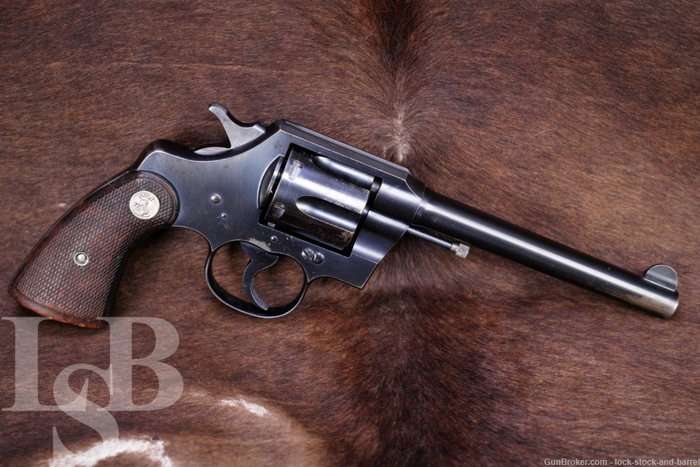 Colt Official Police .38 Special Double Action SA/DA Revolver, MFD 1934 C&R-img-0