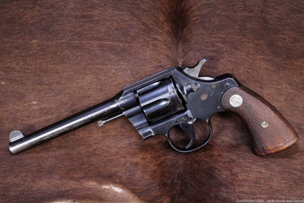 Colt Official Police .38 Special Double Action SA/DA Revolver, MFD 1934 C&R-img-3