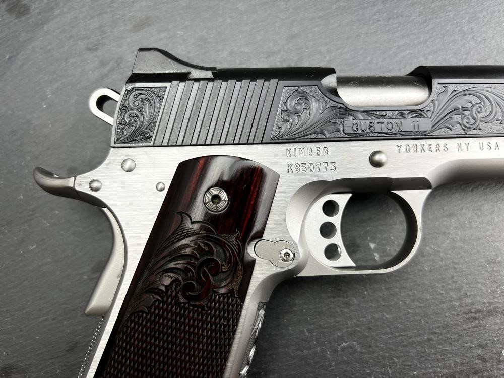 Kimber 1911 Custom Engraved Two-Tone Regal by Altamont-img-9