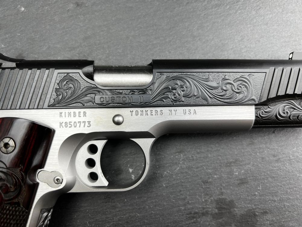 Kimber 1911 Custom Engraved Two-Tone Regal by Altamont-img-8
