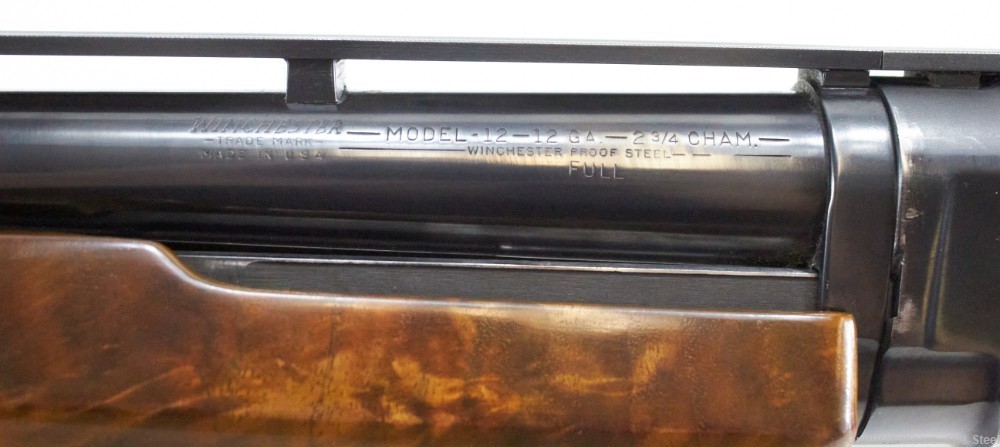 Winchester Model 12 Ga Mfg 1959 Hunting Shotgun Custom Rib & Furniture-img-16