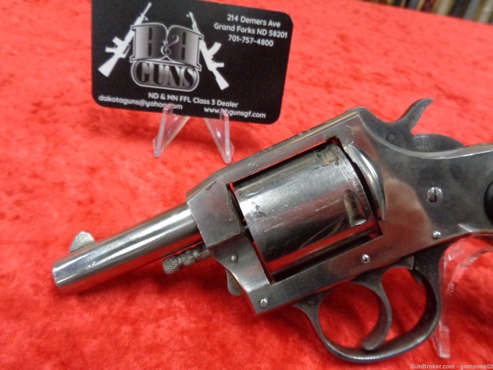 Iver Johnson US Revolver Co 38 S&W Double Action Revolver Nickel C&R TRADE-img-5
