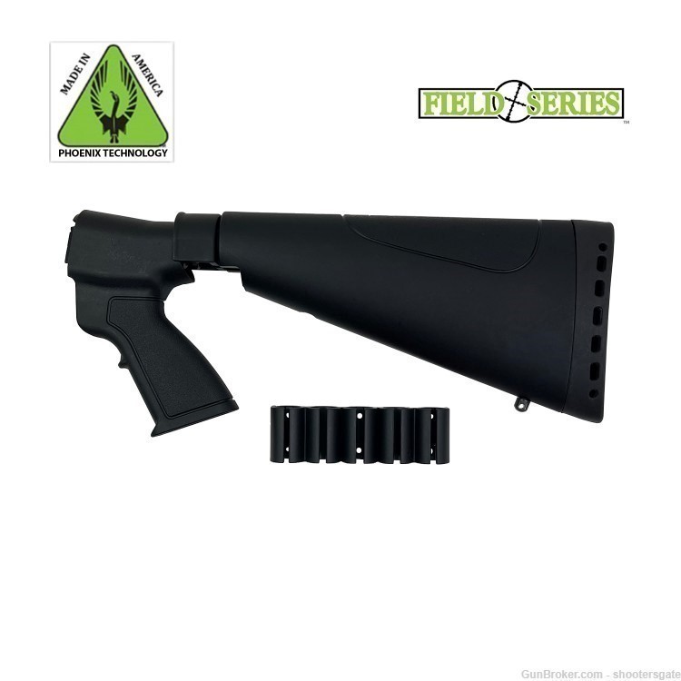 Remington 870 12ga Pistol Grip Sporter Recoil Buttpad Stock - Black-img-0