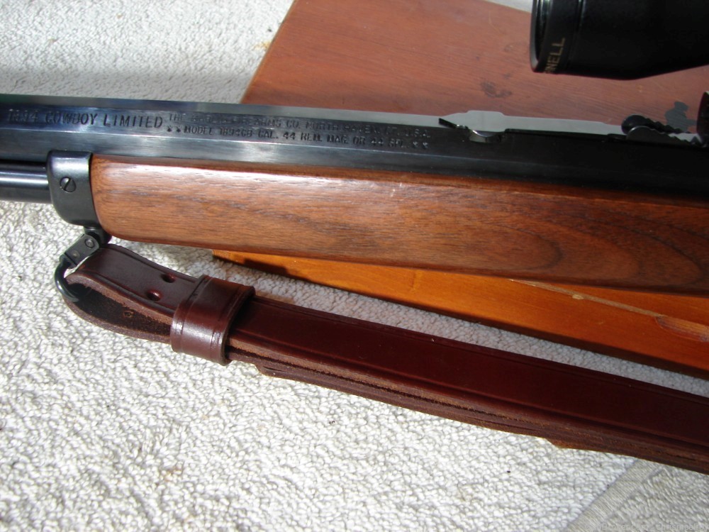 MARLIN 1894 COWBOY LIMITED IN 44 MAG JM MARKED WITH EXTRAS 95% PLUS-img-15