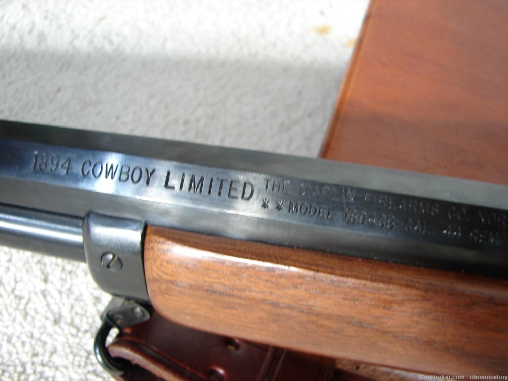 MARLIN 1894 COWBOY LIMITED IN 44 MAG JM MARKED WITH EXTRAS 95% PLUS-img-13