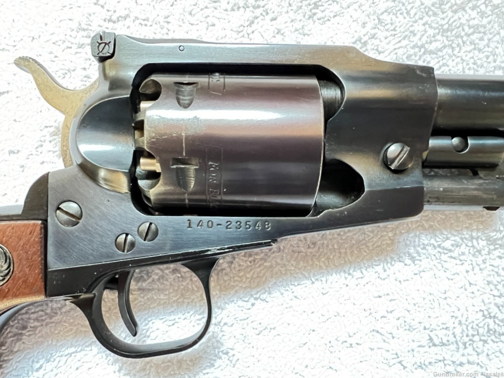 Excellent Ruger Old Army Model Blued Percussion Revolver 7.5" Barrel 1975-img-1
