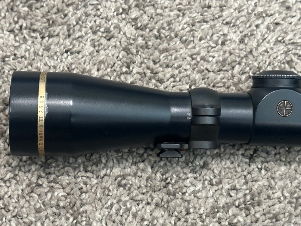 Leupold Vari-X III 2.5-8 riflescope. Semi gloss 1” tube duplex 1/4” click -img-2