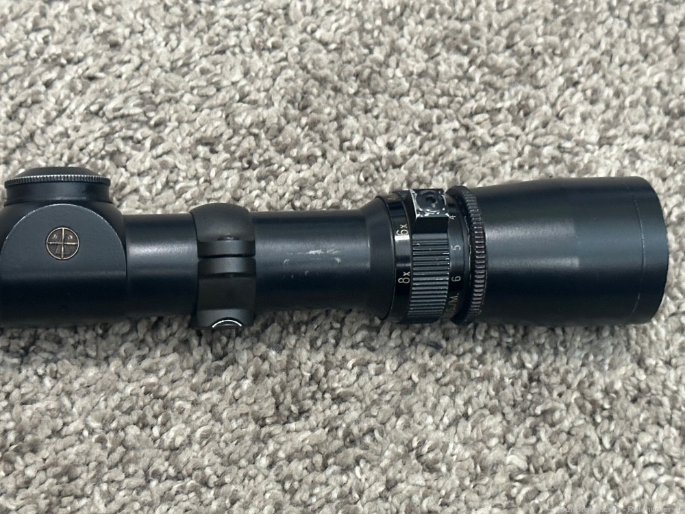 Leupold Vari-X III 2.5-8 riflescope. Semi gloss 1” tube duplex 1/4” click -img-1