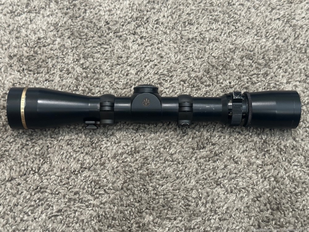 Leupold Vari-X III 2.5-8 riflescope. Semi gloss 1” tube duplex 1/4” click -img-0