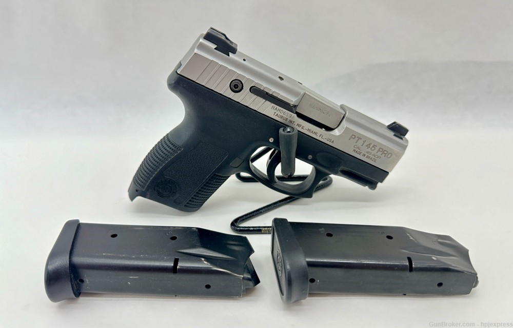 Taurus PT 145 Pro Millennium .45 ACP Semi-Auto Pistol w/ 2 Mags-img-0