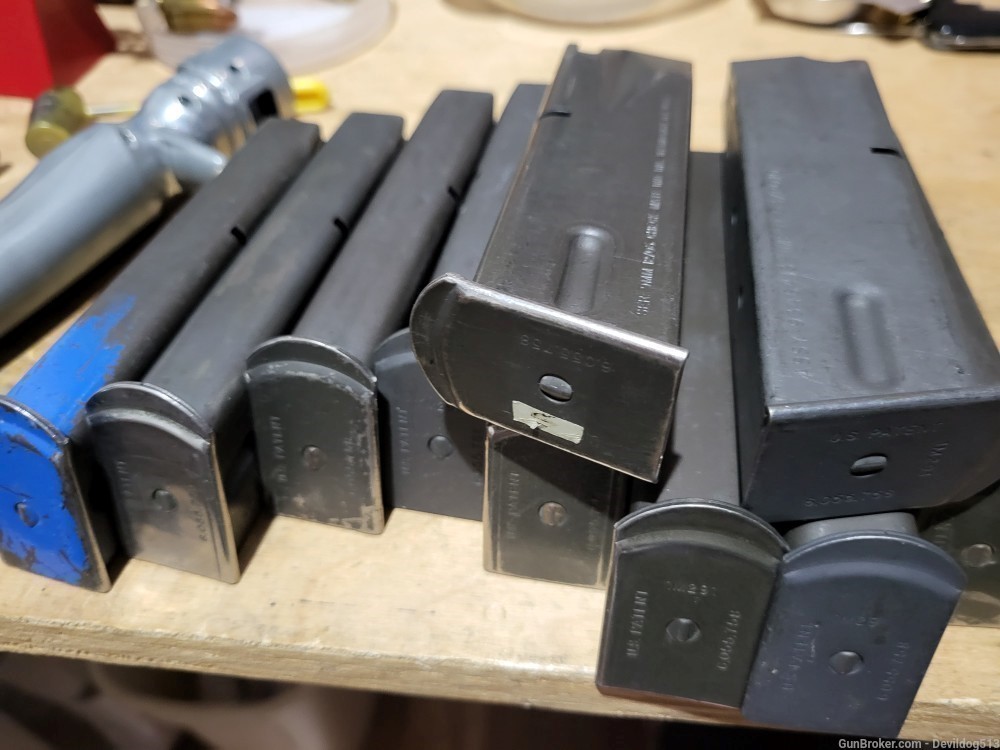 Beretta 92 style 15rd magazines check mate ind. Batch of 10-img-0