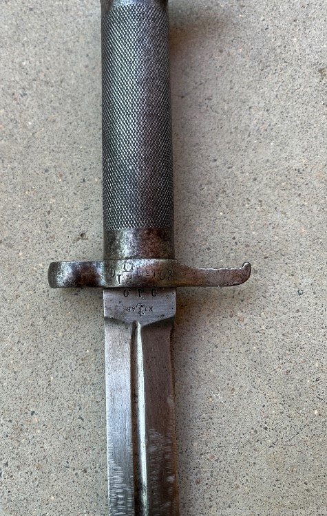 Swedish m96 bayonet for Mauser and ljungman unit marked -img-4