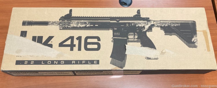 HK 416 Pistol .22 LR 8.5" Barrel Made in Germany NO RESERVE PENNY AUCTION -img-2