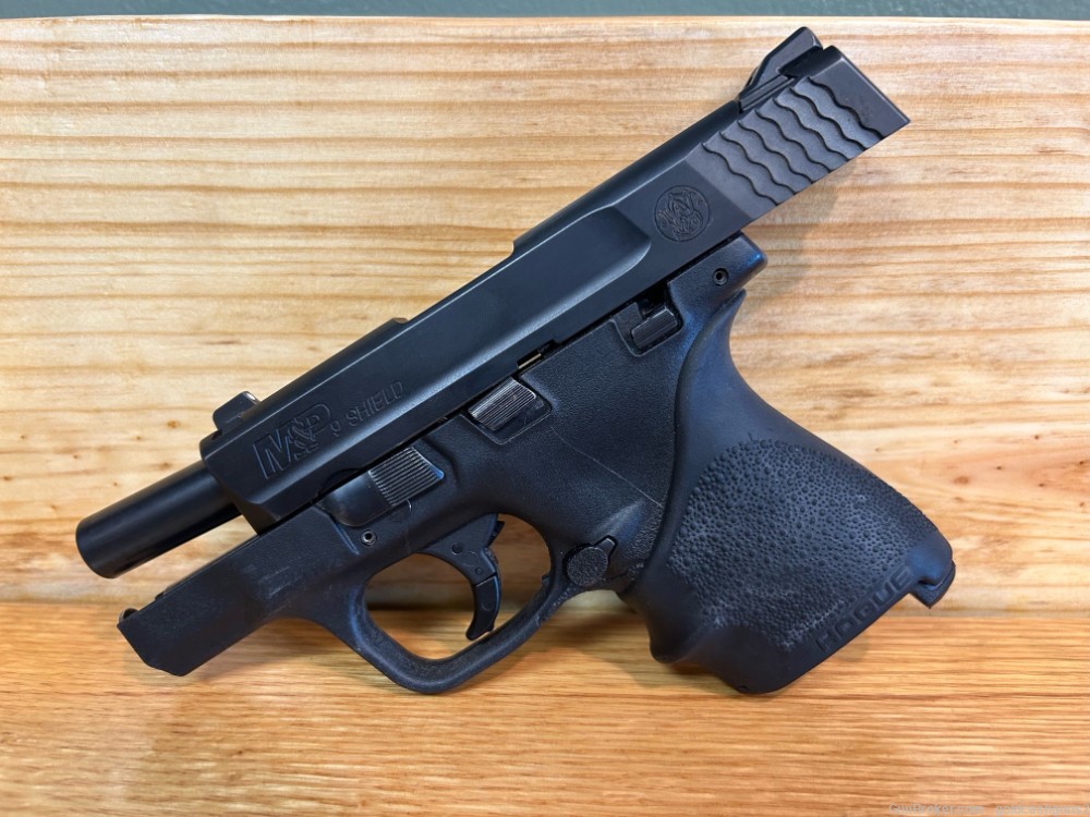 Smith & Wesson M&P9 Shield w/ Hogue Grip and One 8 Round Magazine-img-12